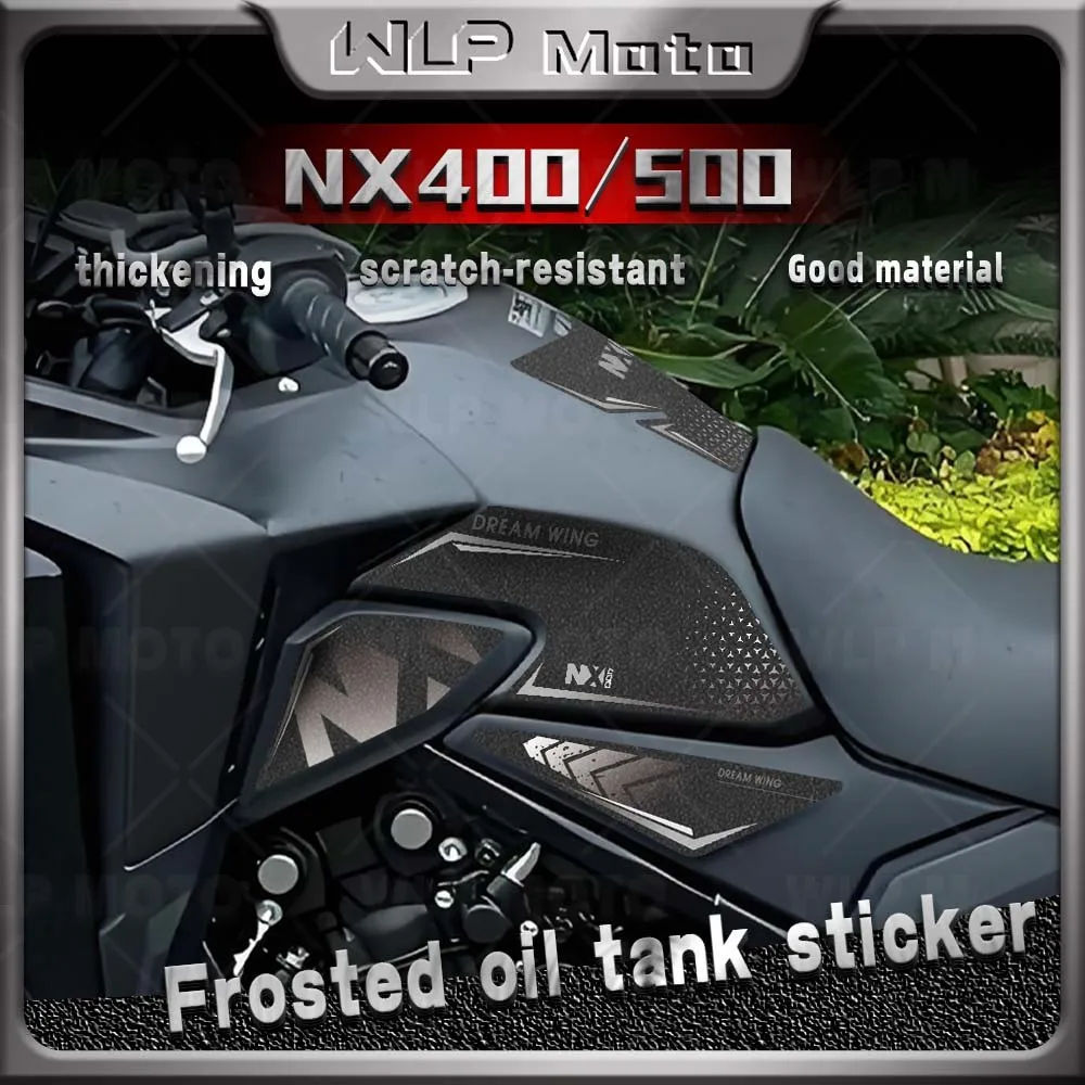 

Для NX400/500 nx400 Adventure мотоцикл толстая матовая накладка на топливный бак наклейка защита топливного бака наколенник наклейка против царапин