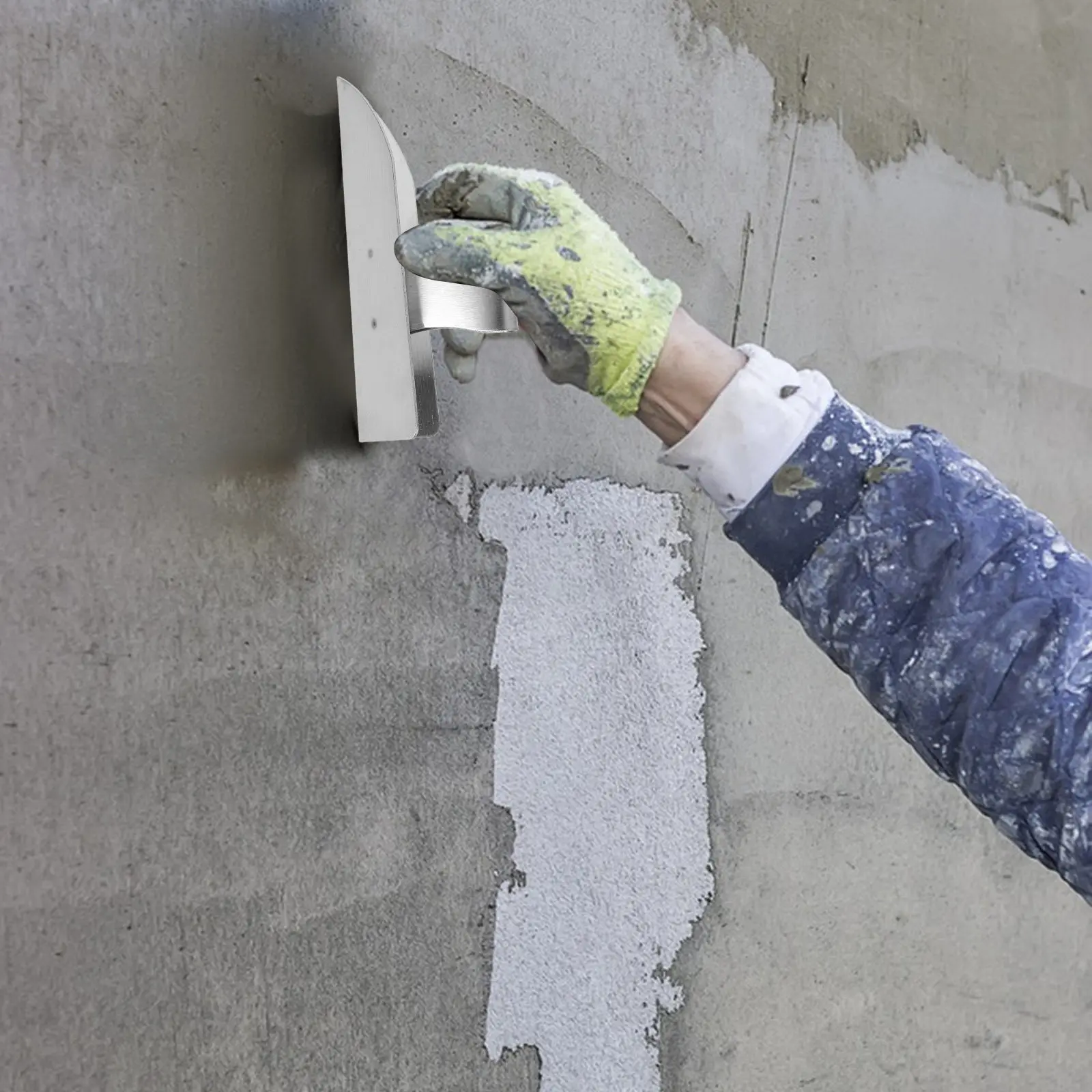 

Набор из 2 штук: угловые шпатели из нержавеющей стали для точной внутренней и внешней отделки стен, инструменты для штукатурки