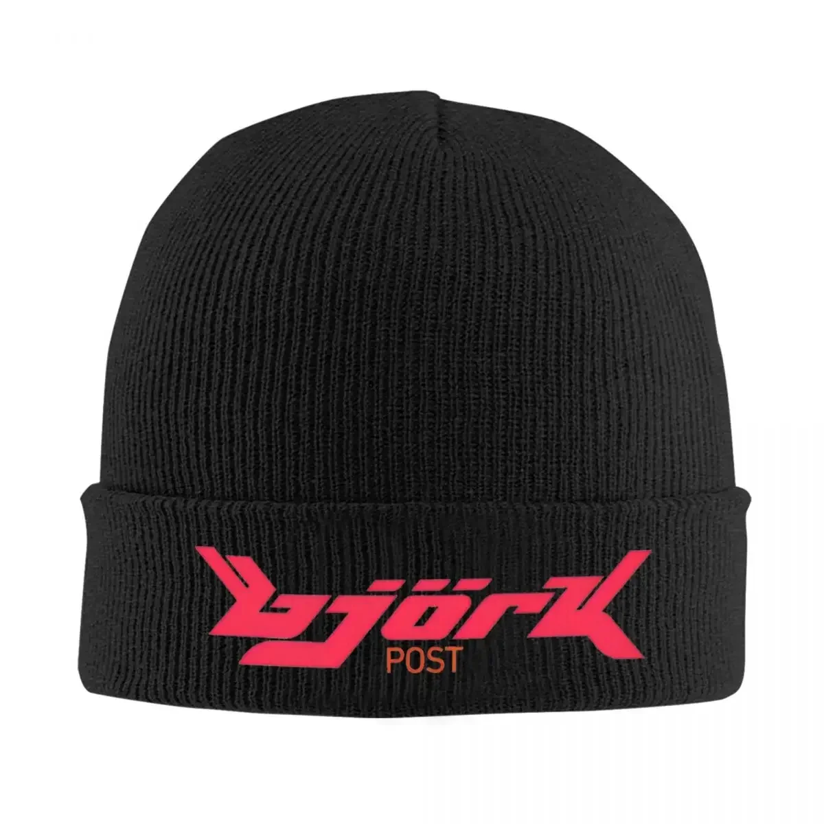 Bjork Bonnet Hats Post Knitted Hat Female Male Hip Hop Elastic Beanie Hats Spring Gym Graphic Cap