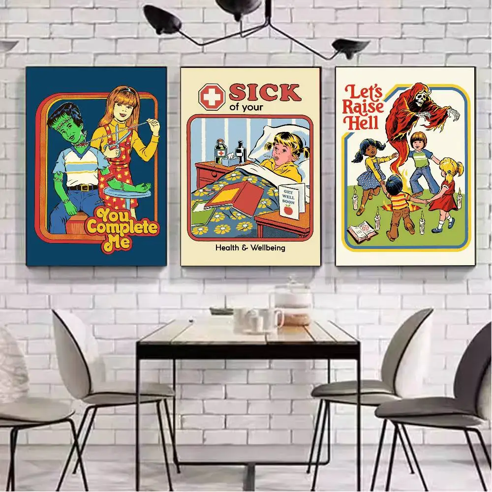 ملصق فني رعب من My First Knife Fight ستيفن رودس مع مطبوعات هدية تزيين غرفة النوم وغرفة المعيشة