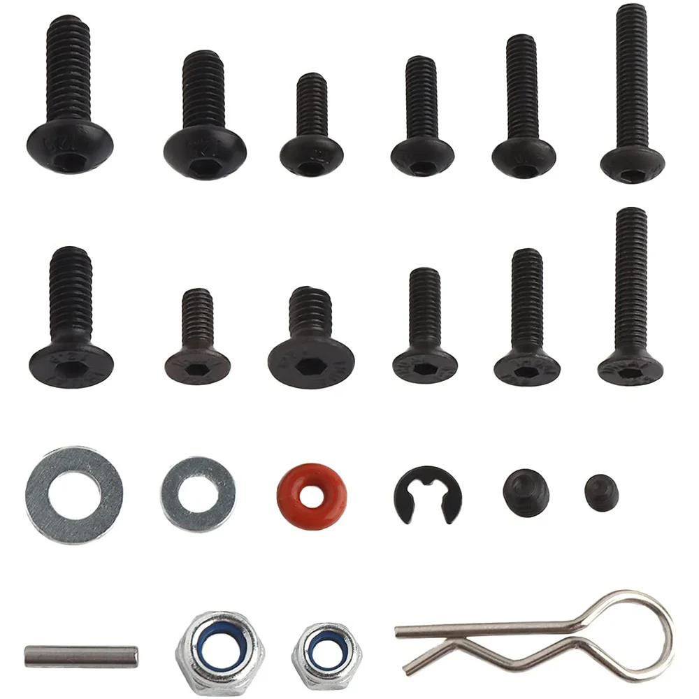 500Pcs Universal RC Screw Kit Hardware Fasteners Set for Axial Redcat Arrma 1/8 1/10 1/12 1/16 RC Cars