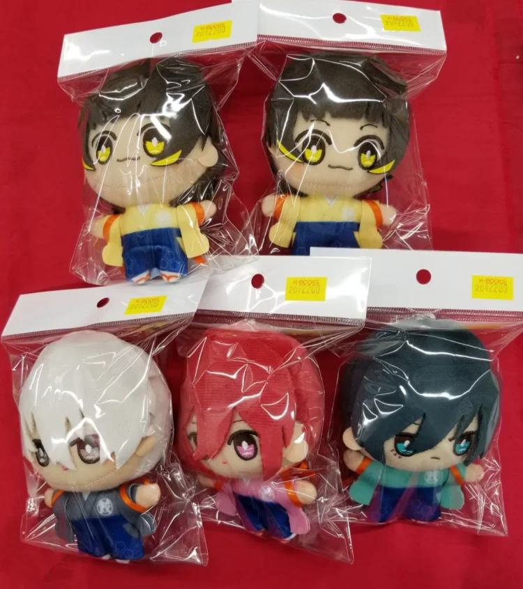 스톡 오리지널 이사기 요이치 바치라 메구루 치기리 효마 나기 세이시로 미카게 레오 12cm 만화 캐릭터 봉제 인형 트렌디 선물