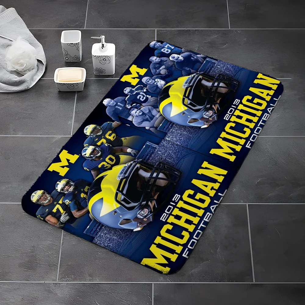 Rug for Bedroom Mats MichiganS WolverineS Bathroom Carpet for Home Entrance Floor Mat Room Decoration Items Carpets Customized