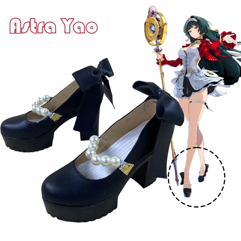 

Astra Yao Shoes ZZZ Astra Yao Shoes Zenless Zone Zero Astra Yao Wig Halloween Props for Women Girls