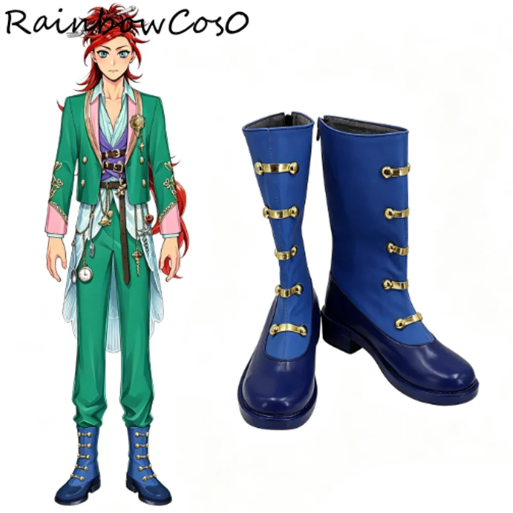 Rielle Twisted Wonderland Cosplay Shoes Boots Game Anime Halloween Christmas RainbowCos0 W5868