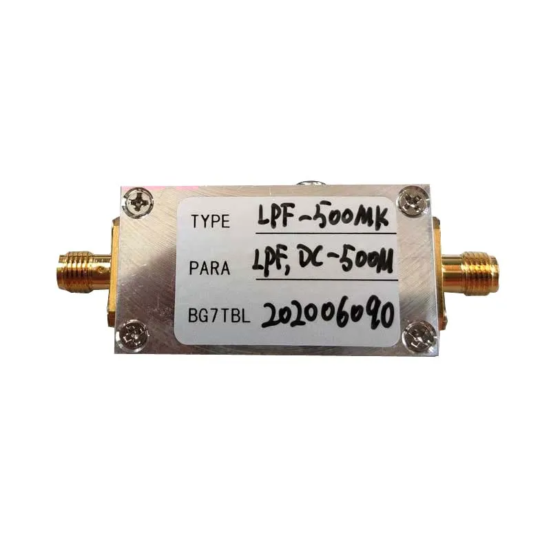 Sma LPF Low Pass Filter 1M 2M 5M 10M 20M 30M 40M 50M 100M 110M 200M 500M 900M 1G Lc DC FILTER For RF POWER Amplifier HAM Radio