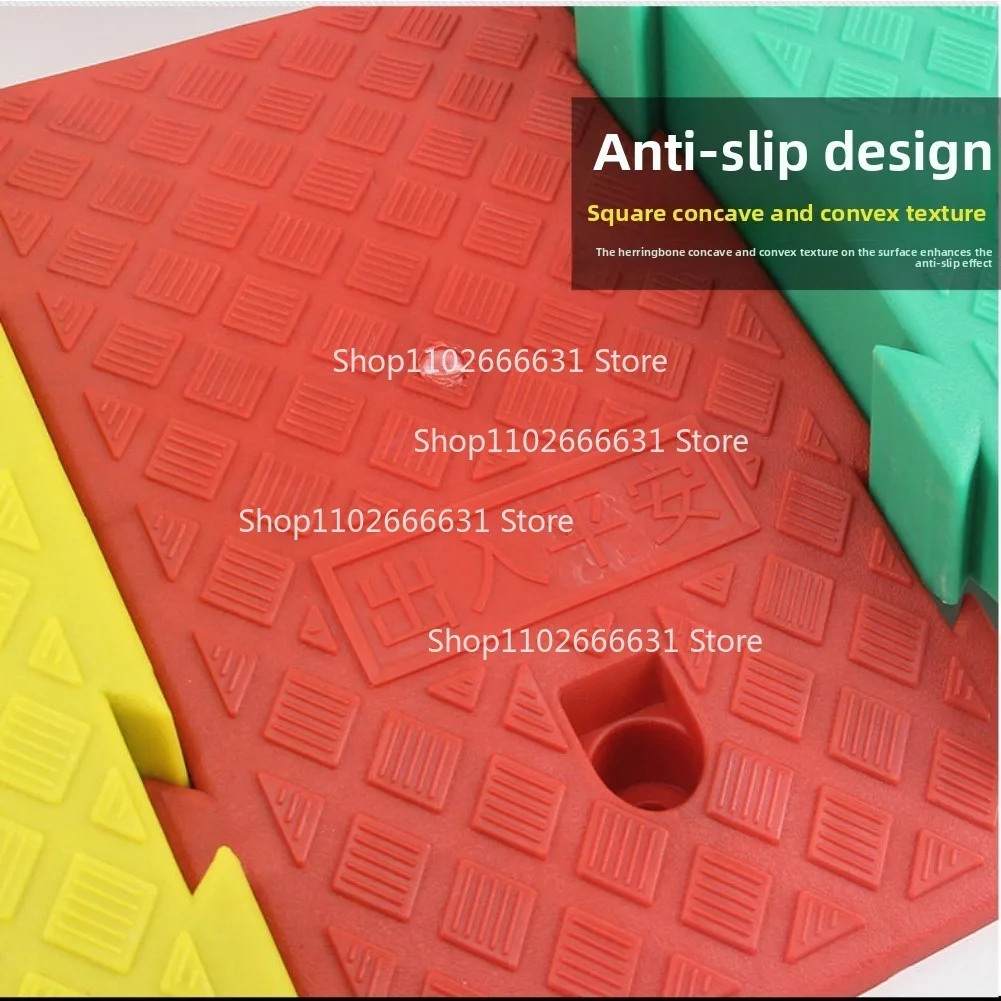 Steps, Slope Pad, Road Car Uphill Threshold, Plastic Speed Bump, Triangular Pad