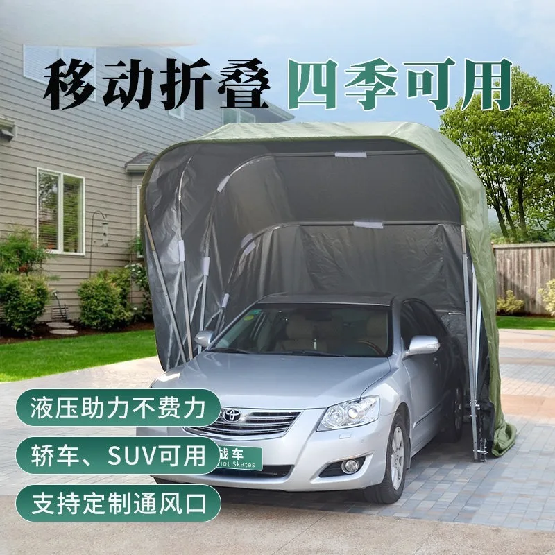 Abri de voiture extérieur pour usage domestique, les besoins de transport de marchandises doivent être consultés auprès du service client.