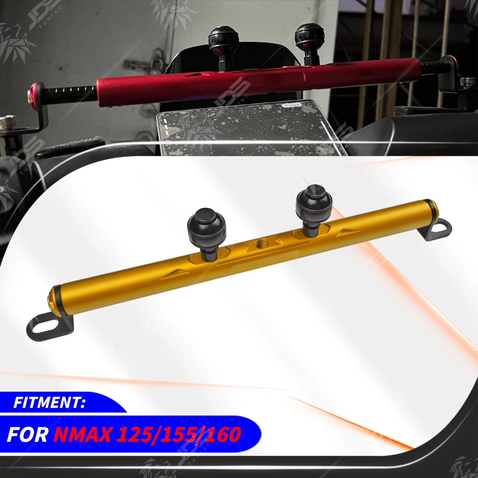 For YAMAHA NMAX 125/155/160 Crossbar Balance Beam Multifunction Bar Phone Holder Bracket Accessories Parts