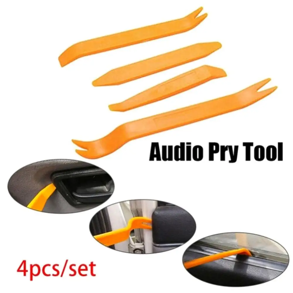 Audio Pry Tool Door Clip Panel Trim Removal Tools Kits Navigation Blades Disassembly Plastic Car Interior Seesaw Repairing Tool