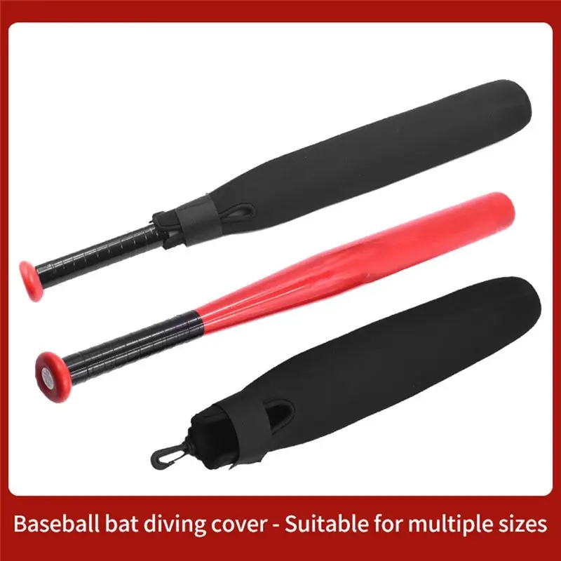 NALFI-2PCS Baseball Bat Protective Sleeves Lightweight Baseball Bat Handle Protector Bat Cover Durable Softball Bat Sleeve Prote
