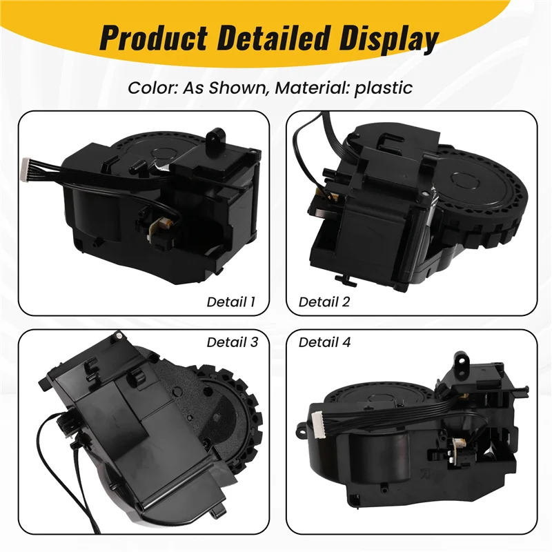 

A05G-вакуумный колесный двигатель для Roidmi EVA, самоочищающийся робот-пылесос SDJ06RM, приводные колеса, запасные части R