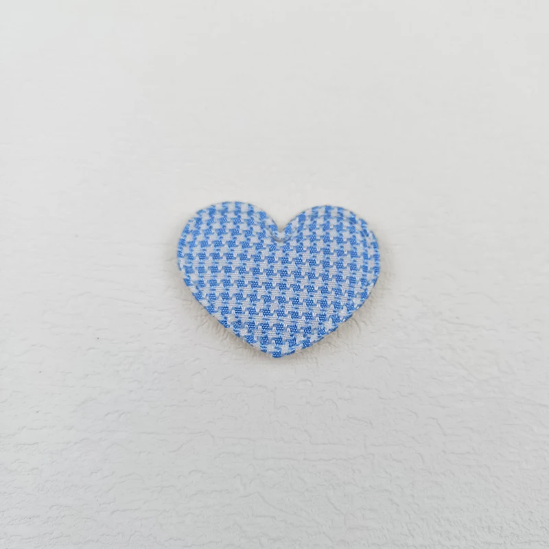 60 Stück gestreifte Herz-Applikationen für Kinder-Haarbänder, Haarspangen, Schuhe, Hüte, Dekorationsaufnäher – Detail 13