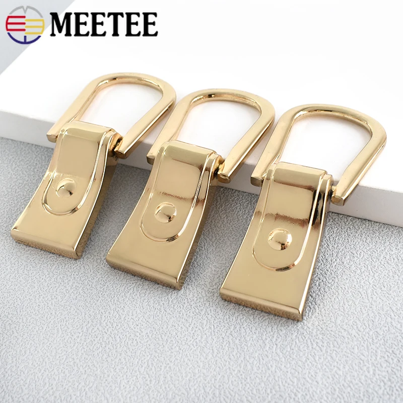 

4/10Pcs Meetee 22mm Metal Bag Side Clip Buckle for Handbag Strap Screw Connect Hook Leather Belt Luggage Decor Clasp Accessories