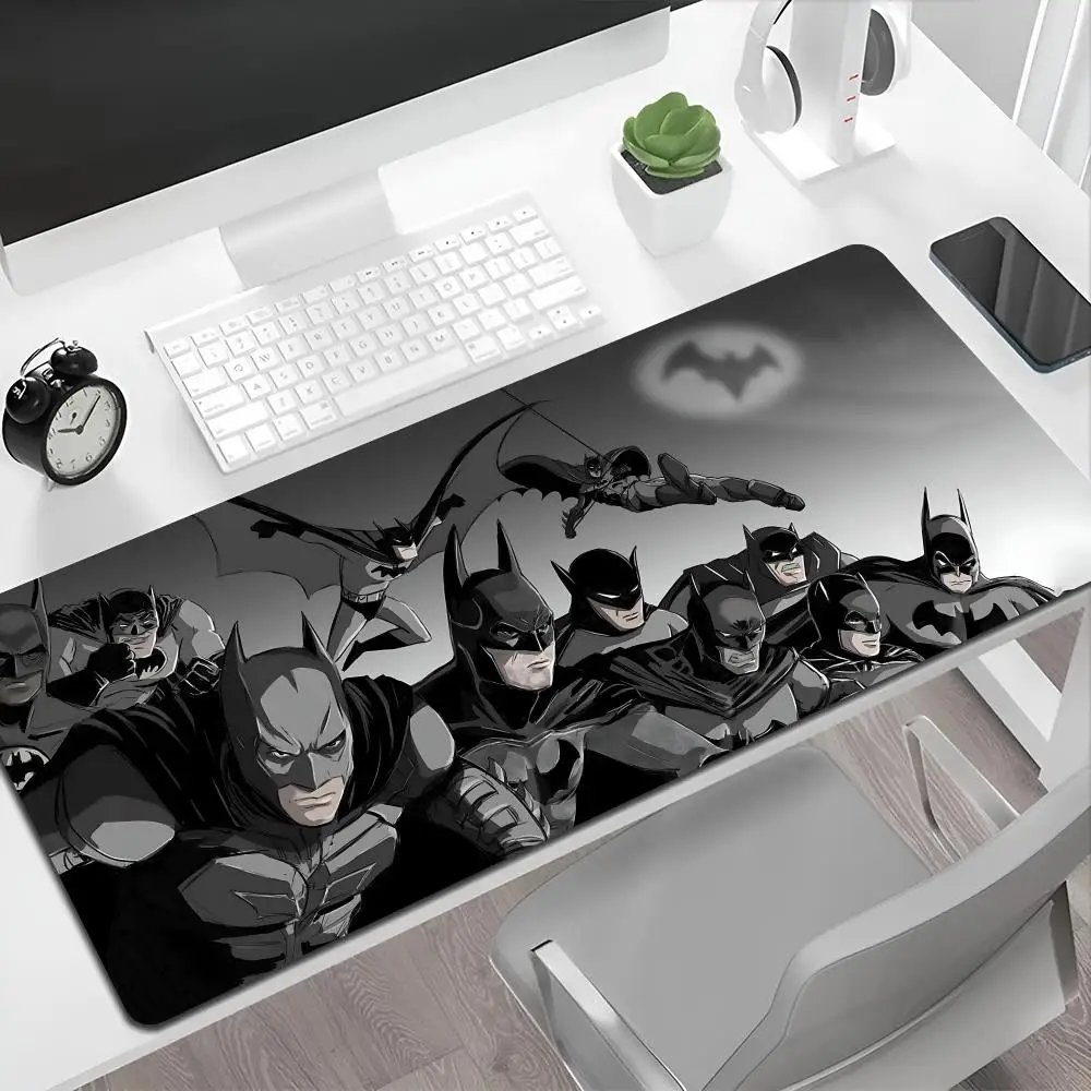 The Dark Knight Bat-mans Mouse Pad HD Printing Computer Gamers Locking Edge Non-slip Mause Pads XXL90x40cm Keyboard PC Desk Pad