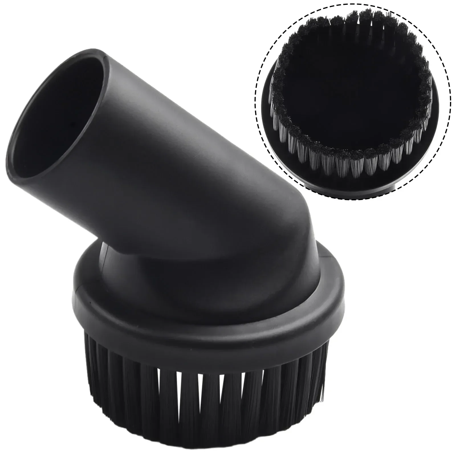 Brand New For 35 Mm Connector Inner Diameter Suction Brush Round Dusting Brush For 35mm Connector With Soft Bristle