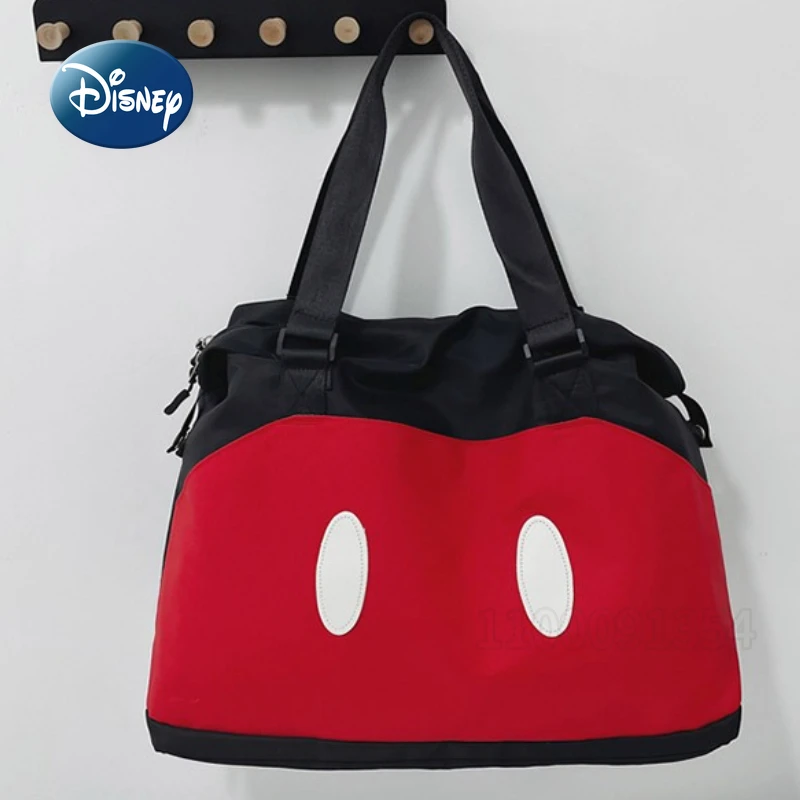 

Disney Mickey New Diaper Bag Handbag Large Capacity Cartoon Fashion Baby Diaper Bag Multifunctional Travel Storage Baby Bag
