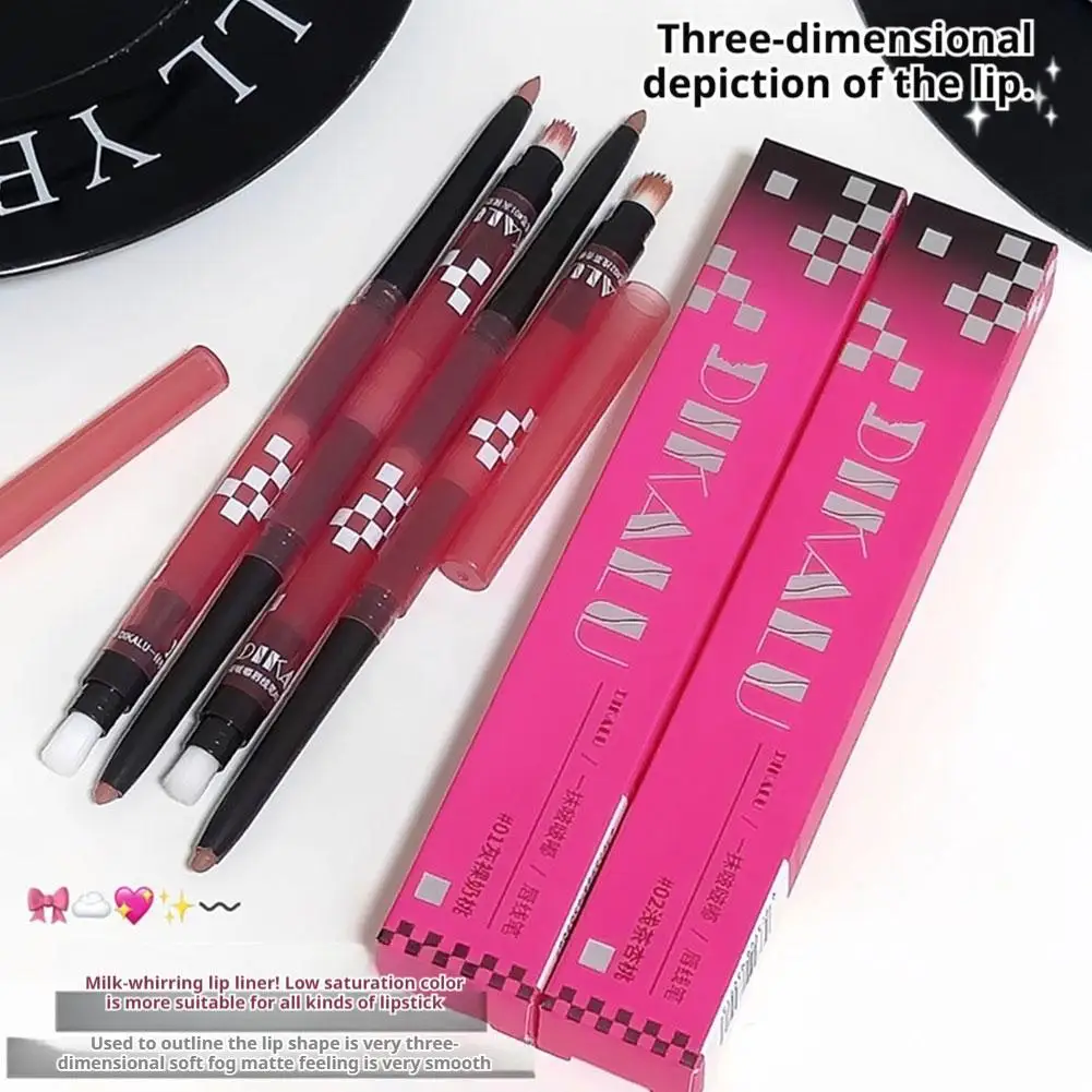 Naturalny nude liner do ust matowy Długotrwały wodoodporny bez rozmazywania gładki Idealny kształt ust Liner do konturowania ust Nude Lip Liner