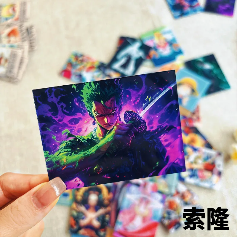 One Piece Acrylic Card DIY Customized Double Layer Cartoon Animation Student One Piece Luffy Series Set Gu Card Collection Gift