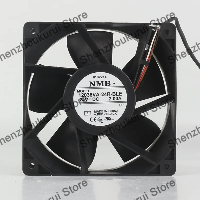 12038 Cooling Fan Original NMB DC 24V 2.00A AC EC 12CM high air volume server four-wire 12038VA-24R-BLE
