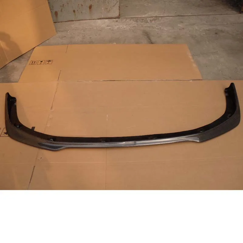 For 2008-2012 Lancer Evolution X EVO X Ralliart Style Front Bumper Lip Valance CF Carbon Fiber 2