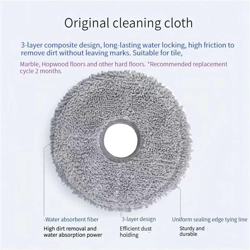 For Dreame L20 Ultra Robot Vacuum Cleaners Main Side Brush Hepa Filter Mop Cloth Dust Bags Spare Parts image 5
