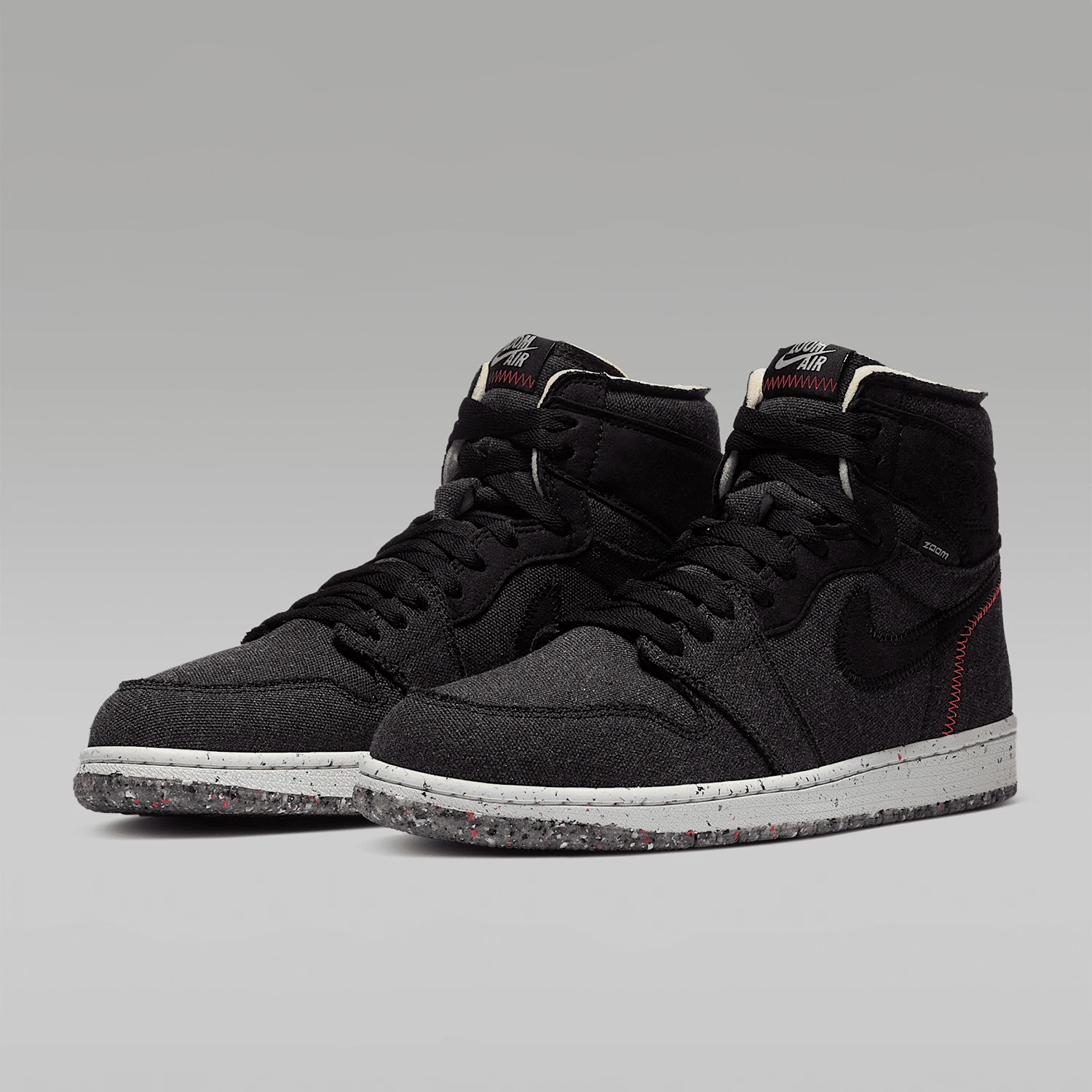 

Nike Authentic Air Jordan 1 Zoom AJ1 Recycled Material Sneakers CW2414-001