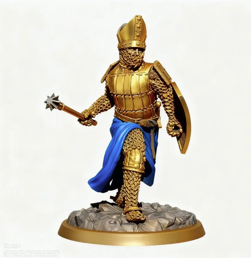 

38mm 50mm Resin model kits colorless and self-assembled（3D Printing ）TD-6023/3D