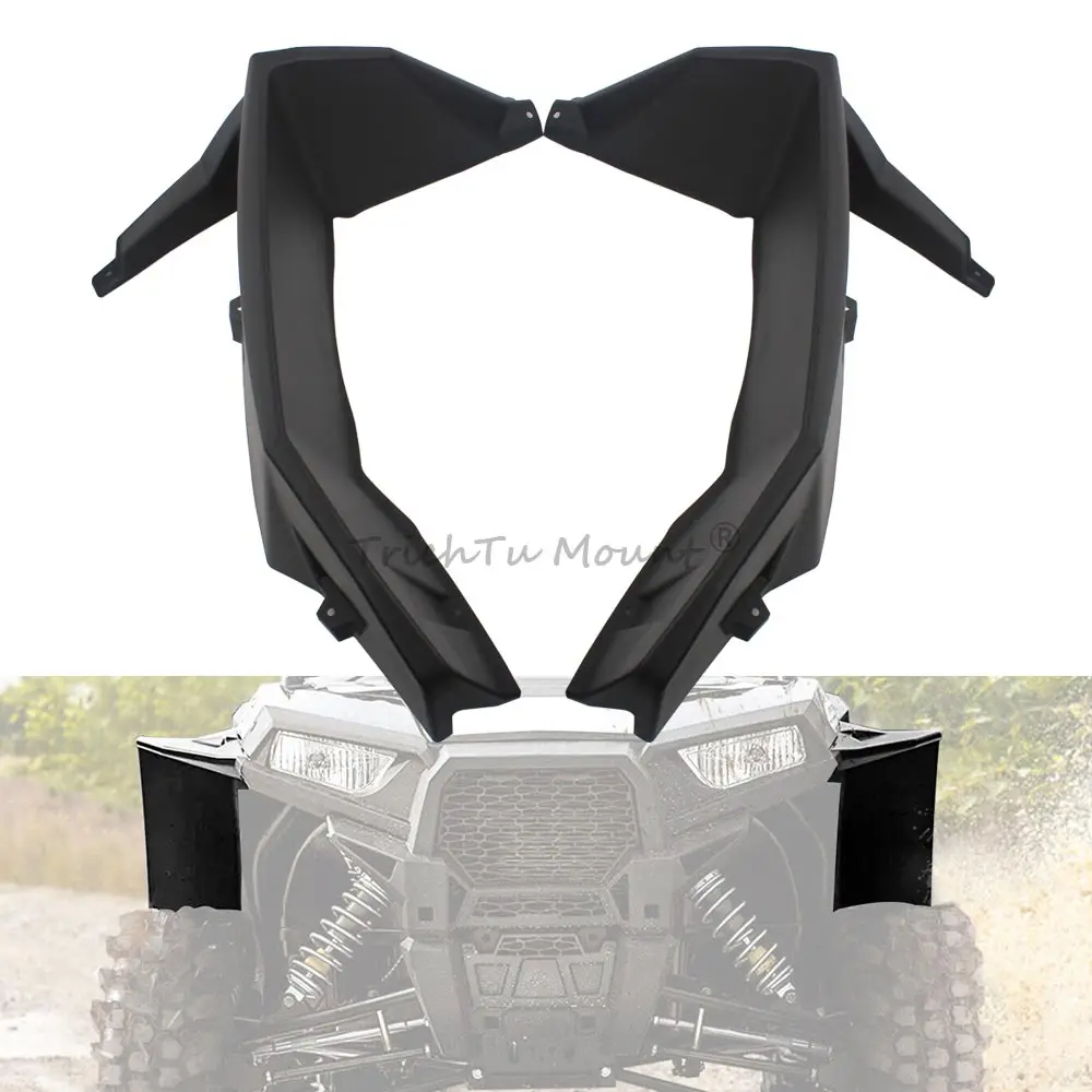 

Комплект из 2-х расширителей передних крыльев (фендеров) для UTV Polaris RZR XP Turbo S S4 Trail 4 900 1000 2014-2024, защита от брызг из АБС-пластика