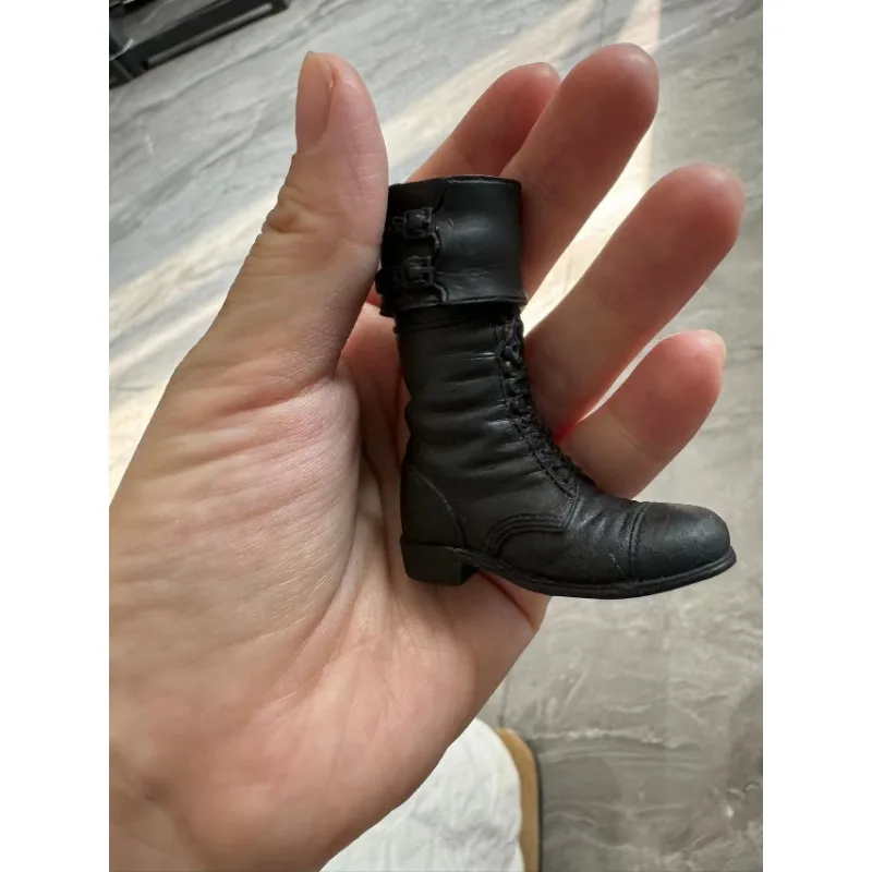 Black 1/6 Scale Male Soldier Hollow Cool Boots Model Accessories for 12inch Action Figures Toy Doll