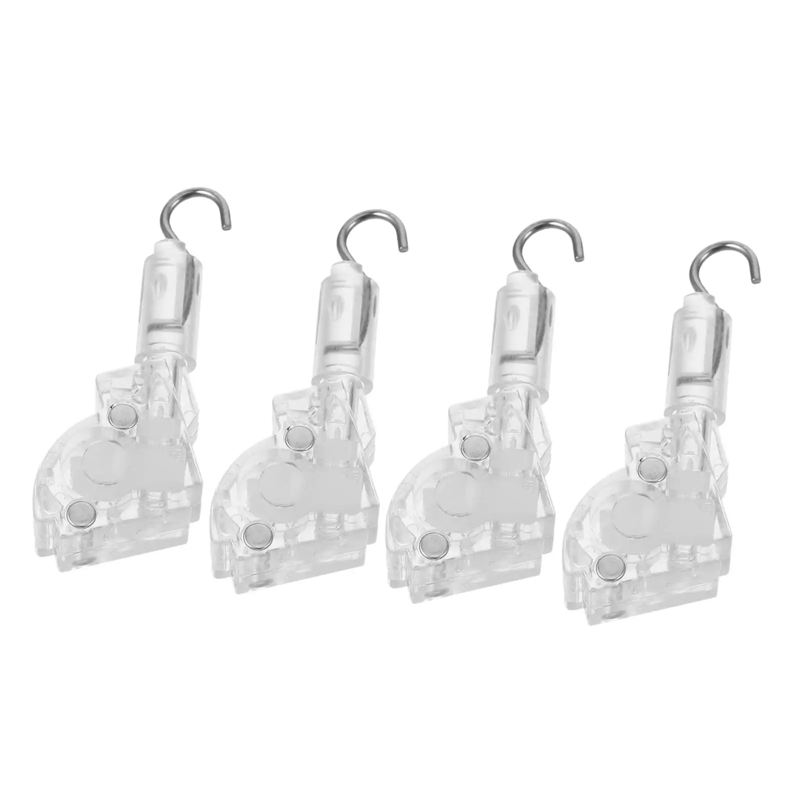 Clear Plastic Window Blinds Wand Tilter D Shape Control Rod with Hook for Mini Blinds Low Rail Installation