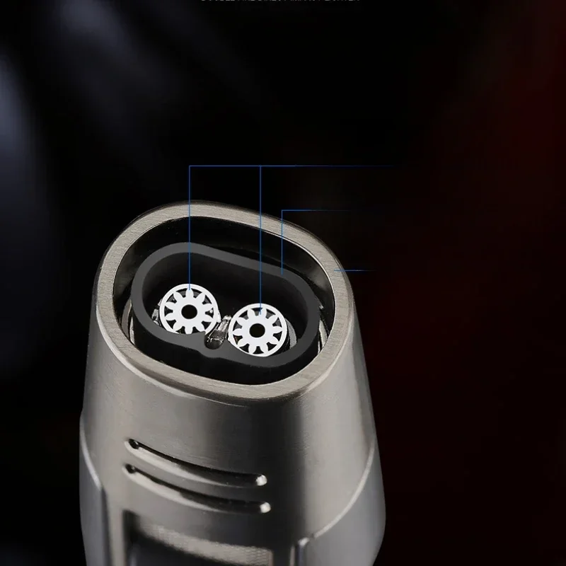Mini Welding Gun Inflatable Lighter Windproof Kitchen Gas Ignition Point Cigar Inflatable Spray Gun Outdoor Barbecue Lighter