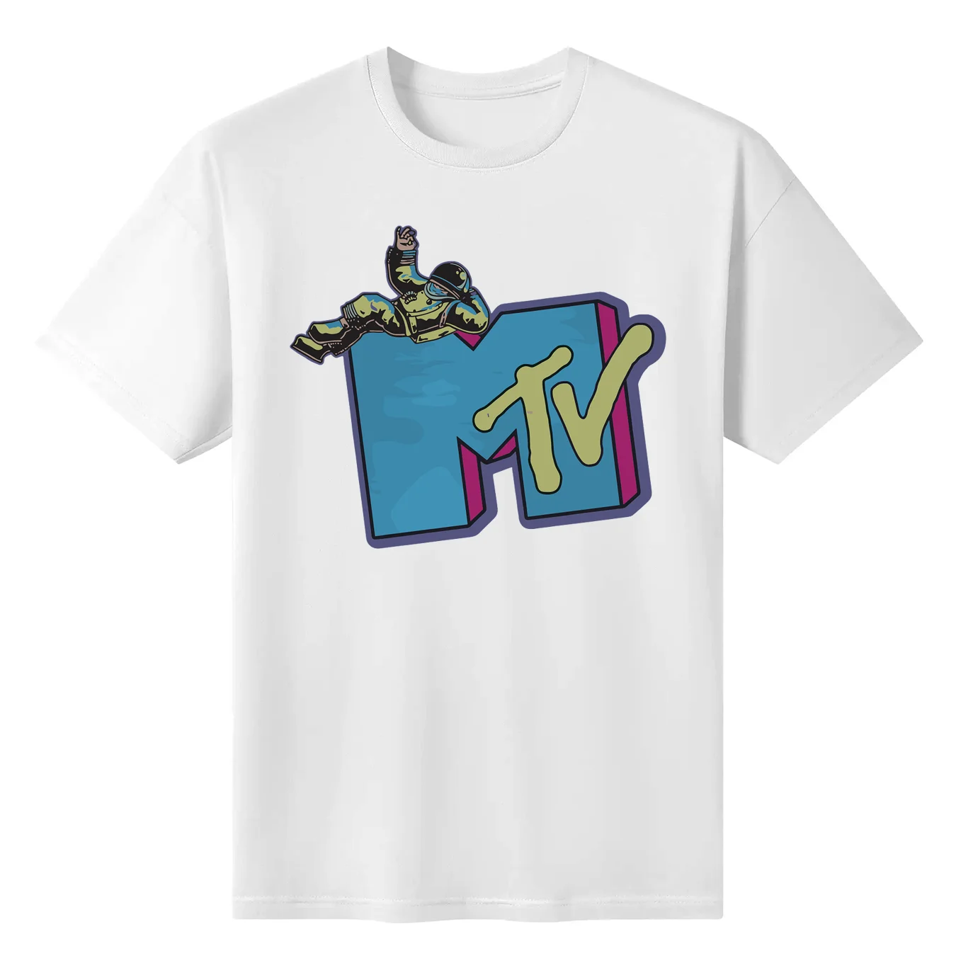 

MTV Music Television Classic Man On The Moon Logo Mens And Womens T-Shirt