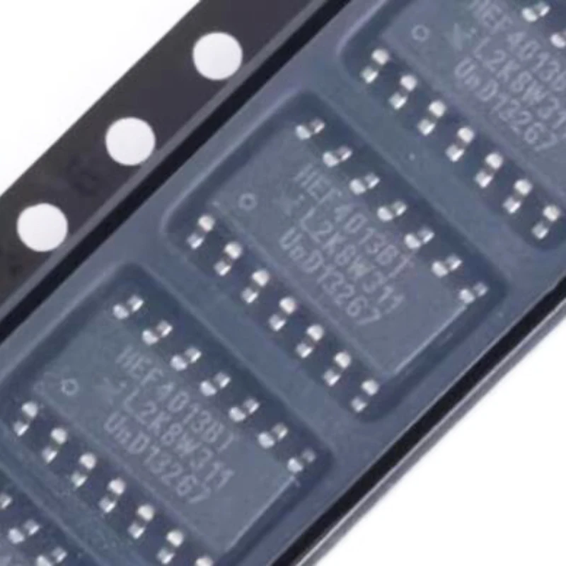 5PCS HEF4013BT,653 NEW  SOIC-14 Dual D-Type Flip-Flop SMD Logic Chip