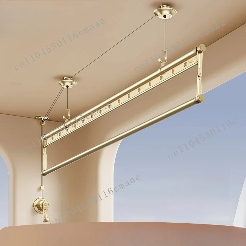 NEW Single Rod Drying Rack Lifting Hand-cranked Single Drying Rack Manual