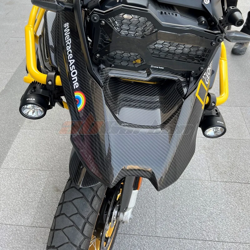 Cockpit Spoiler Front Break Nose Cover Trim Cowling Fairing For BMW R1250GS 2019-2021 Modified Carbon Fiber 100%