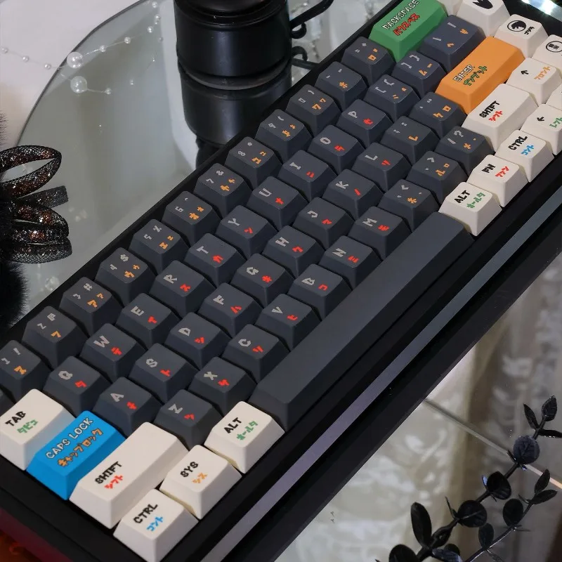 PBT High Beauty New Original Factory Five sided Thermal Sublimation Compatible Mechanical Keyboard 60-108