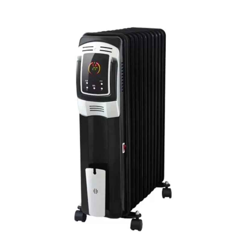 Airo Homeleader DF-150A7L-7 Electric Oil Filled Radiator Heater, Full Room Oil Heater with LED Display Screen, 24-Hour Timer