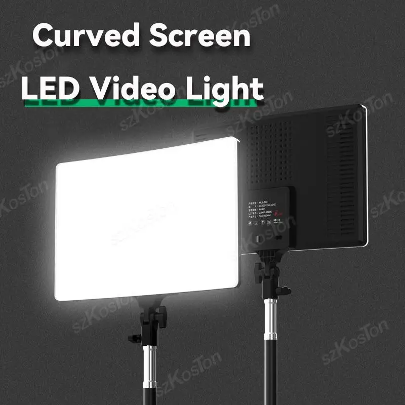 

LED Photo Studio Light Video Lighting Portable Video Recording Photography Panel Lamp With Stand for Youbute Game Tiktok Makeup