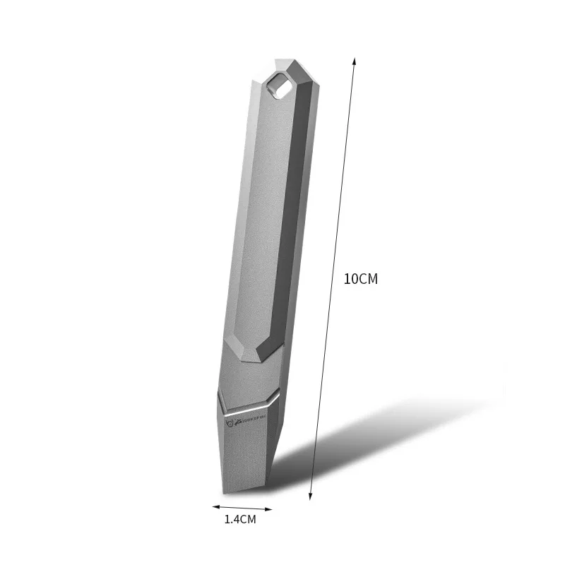 الإبداعية في الهواء الطلق البسيطة EDC المحمولة سبائك التيتانيوم المخل فتاحة الزجاجات المحمولة متعددة الوظائف أداة الطوارئ في الهواء الطلق