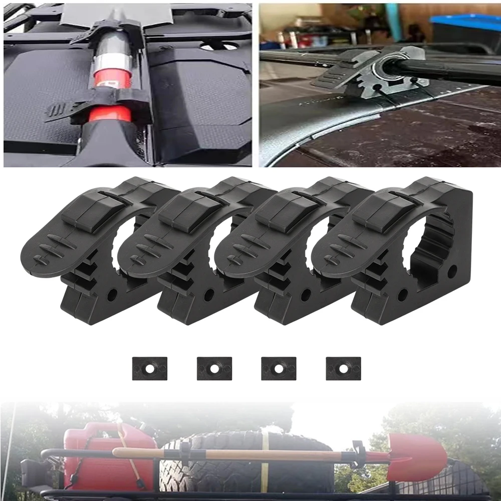 Auto Offroad Shovel Mount Quick Fist Clamp for Mounting Tools Equipments Adjustable Rubber Clamp Mount Fire Extinguisher Holder
