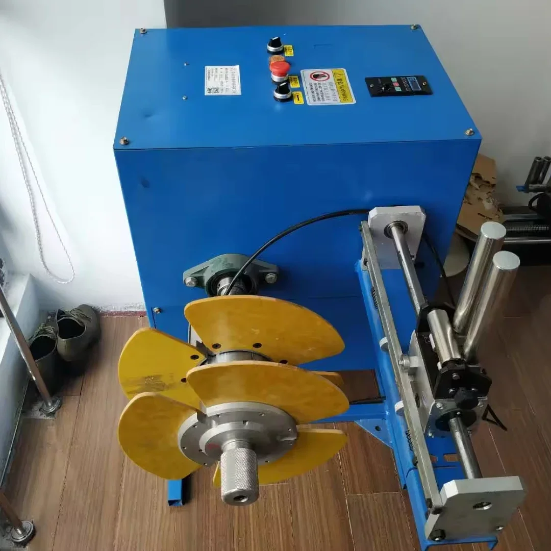China 400mm Wire Take Up Winder Machine Take Up Pay Off Cable Machine Cable Take Up Machine
