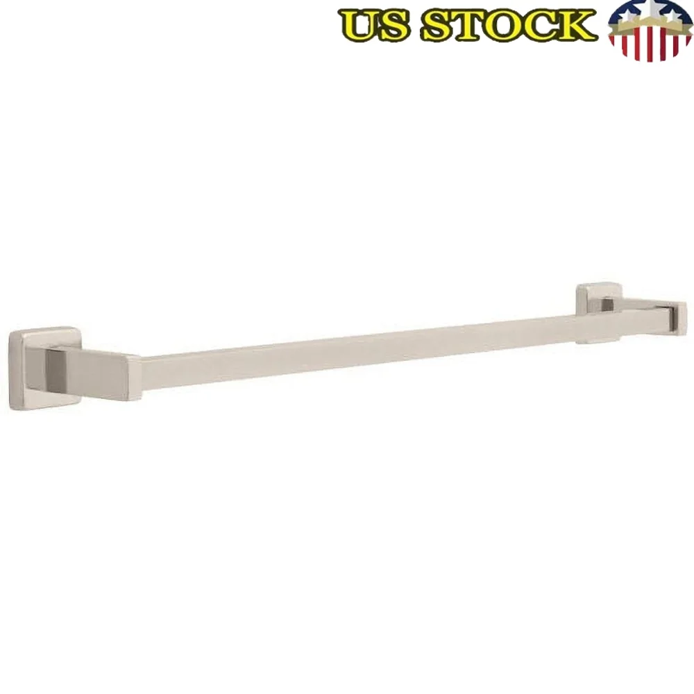 

Вешалка для полотенец из нержавеющей стали, 24-дюймовый, устойчивый к ржавчине, быстрая установка, аксессуар для ванны, коррозионностойкое оборудование в комплекте, современный