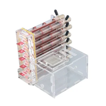 대나무 테스트 튜브 개미 둥지 아크릴 개미 집, 개미 농장 개미 집 애완동물 개미 작업장 곤충 호텔 성, 12 개 