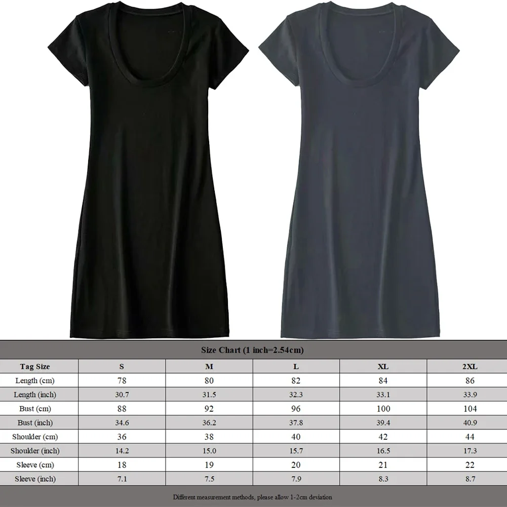 ผู้หญิงเซ็กซี่ Pure Lust สั้น Fit Chili สาวชุดลําลองสีทึบฤดูร้อนชุดวันหยุดทุกวัน U-คอชุดแขนสั้น