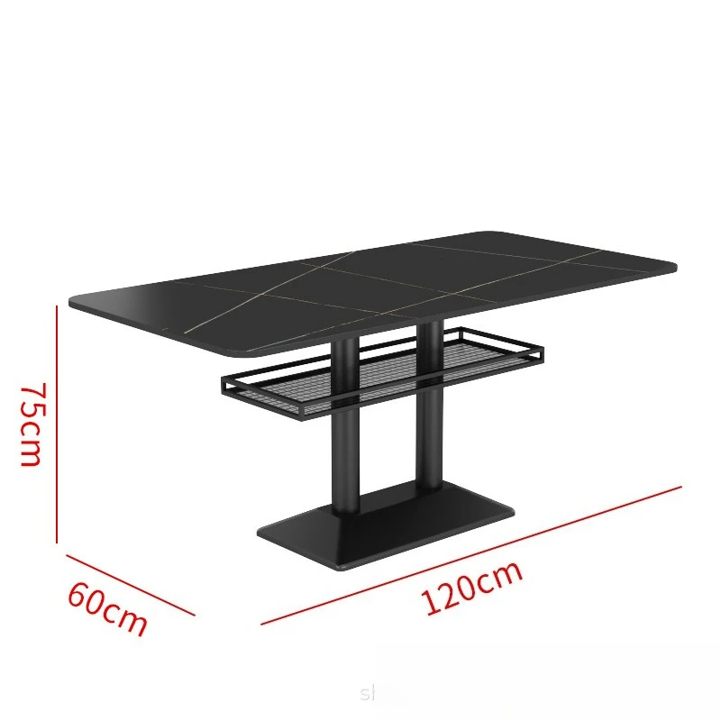 

Commercial Negotiation Café Tables Living Room Shop Bar Homestay Café Tables Modern Metal Furniture Der Tisch MH40ZZ