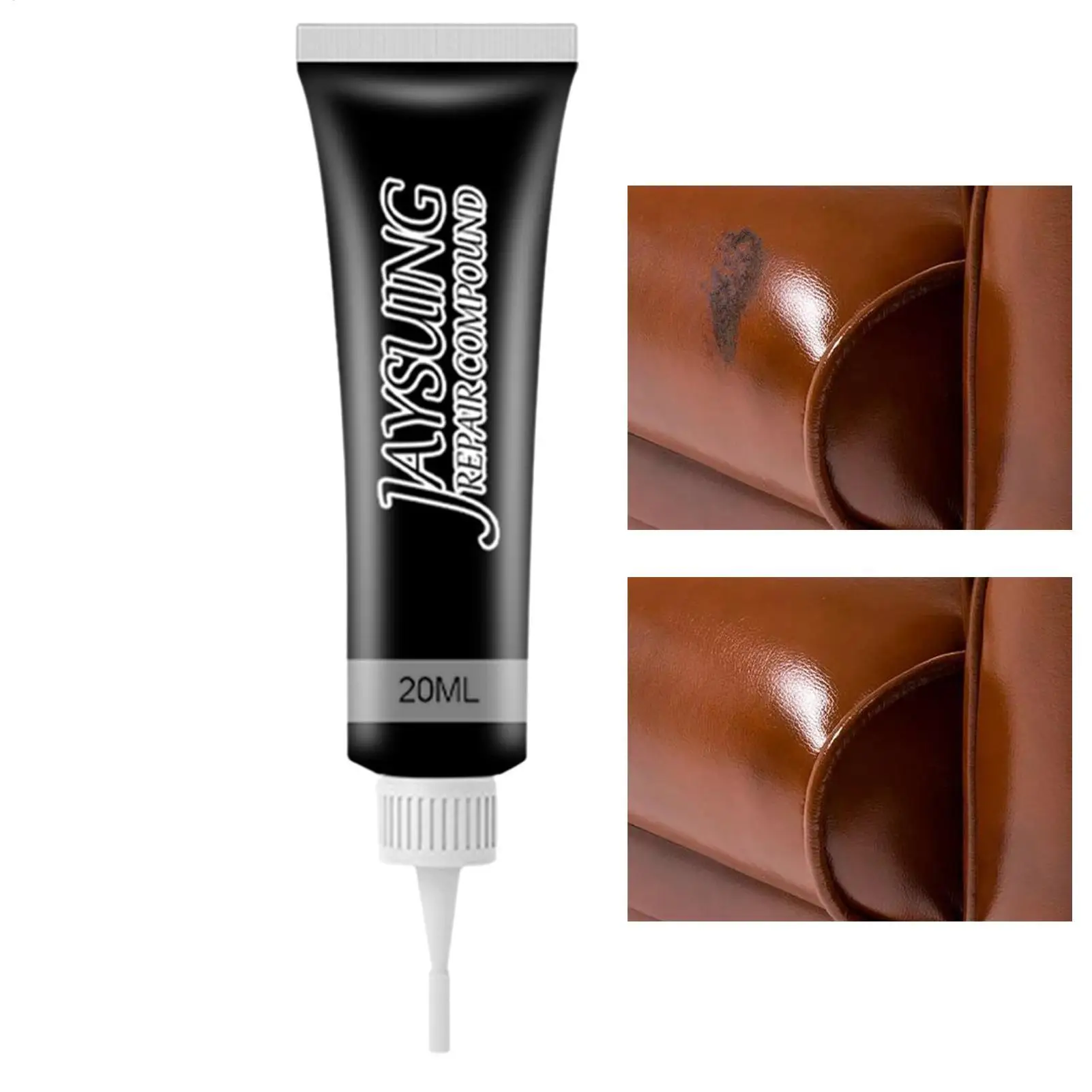 20ml Leather Repair Cream Sofa Repair Kit Car Seat Repair Tools Liquid Scratch Filler For Car Seats Sofa Furniture Jacket Shoes