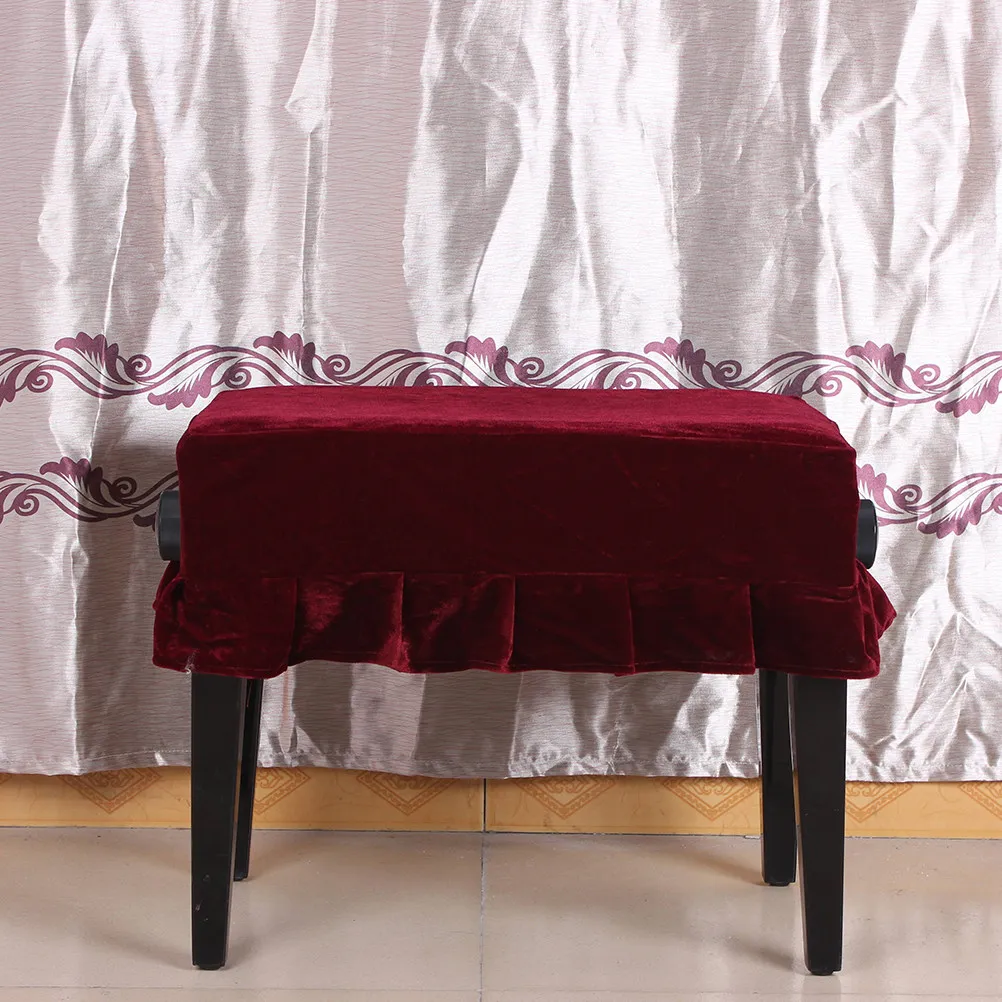 Piano Stool Cover Premium Wear Resistant Comfortable Chair Protector Suitable Home Office Store Hotel Elegant Color Scratch