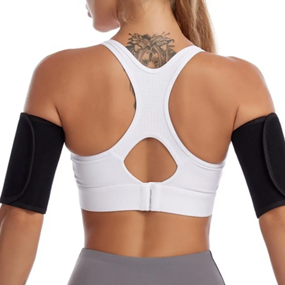 Adjustable Arm Sleeves for Women Slimming Sauna Sweat Bands for Fitness Boxing Dance Weight Training