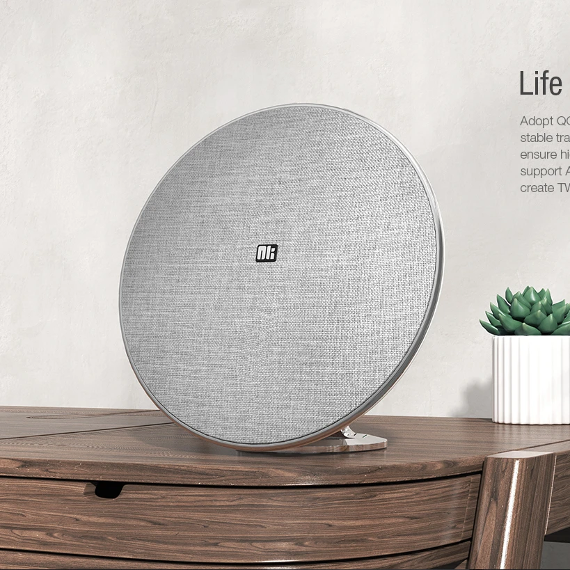 

Nillkin New MC5 PRO High-end Stereo Portable Bluetooth Speaker With Fashion Texture Home Theater Wireless Speaker Mini Subwoofer